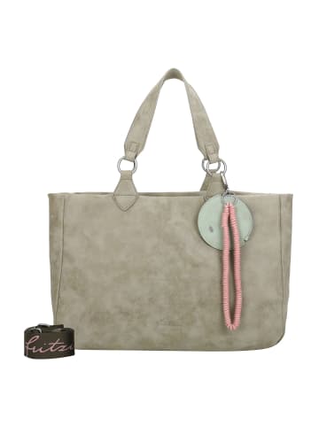 Fritzi aus Preußen Izzy Vintage Shopper Tasche 42 cm moss