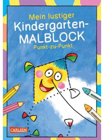 Carlsen Buch - Mein lustiger Kindergarten-Malblock Punkt-zu-Punkt