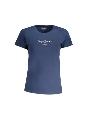 Pepe Jeans Blaues Baumwoll-T-Shirt
