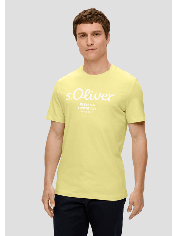 s.Oliver T-Shirt kurzarm in Gelb