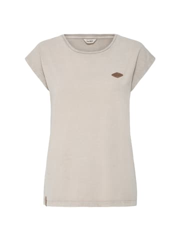 Oxmo Rundhalsshirt OXSille in Beige