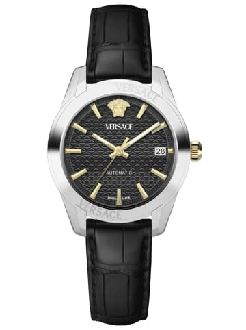 Versace Analoguhr für Damen in Schwarz