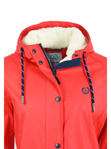 MADSea Regenmantel Friesennerz gefüttert in rot