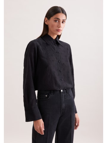 Seidensticker Hemdbluse Regular in Schwarz