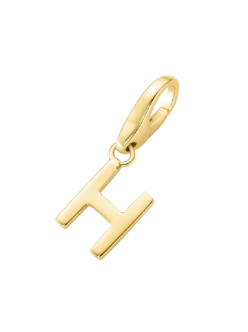 Giorgio Martello Milano Charm Buchstabe H in Gold