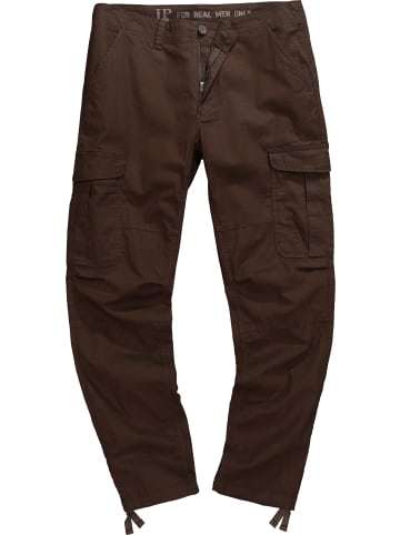 JP1880 Cargohose lang in dunkelbraun