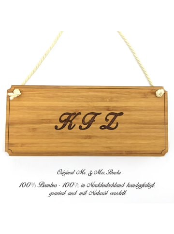 Mr. & Mrs. Panda Schild KFZ mit Spruch in Keine Angabe