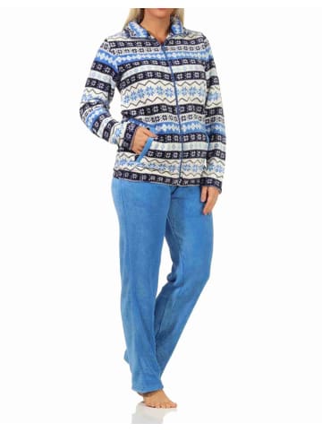NORMANN Hausanzug Coralfleece wterlichen - 58681 in blau