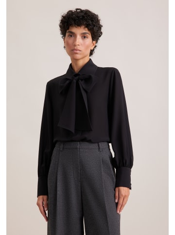 Seidensticker Ausgestellte Bluse Regular in Schwarz