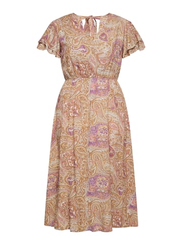 usha FESTIVAL Damen Kleid Mit Paisley-Print in Flieder Multicolor
