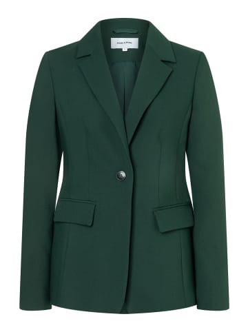 More & More längerer, leicht taillierter Blazer in dark green