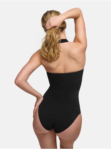 CFAB Neckholder Bodysuit mit Slip in Schwarz