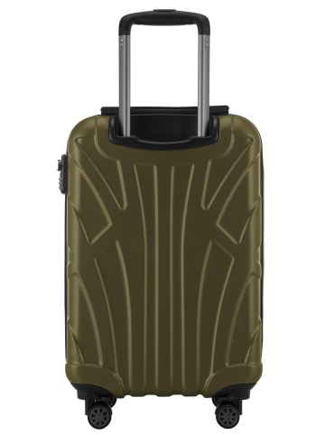 suitline Handgepäck Koffer 55x35x20 cm Flugzeug-Trolley Koffer 34 L Bordgepäck in Avocado