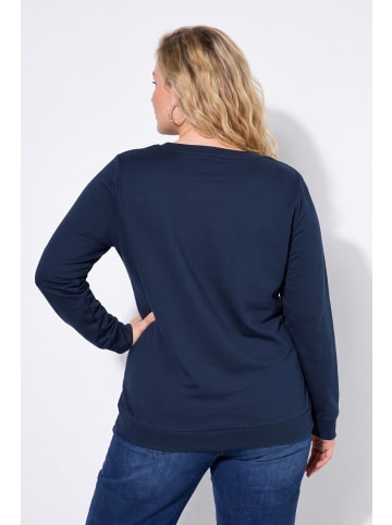 Ulla Popken Sweatshirt in marine