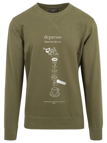 Mister Tee Crewneck-Sweater in olive