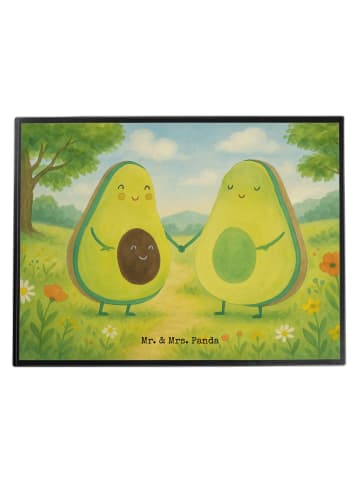 Mr. & Mrs. Panda bastelunterlage Avocado Pärchen Design ohne Spruch in Weiß