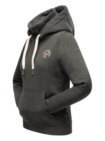 Marikoo Kapuzensweatshirt Chihiroo in Dark Grey Melange