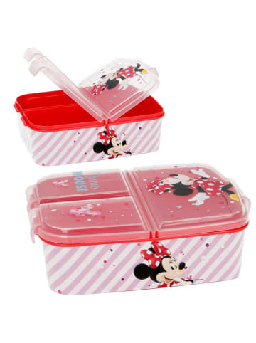 Disney Minnie Mouse Brotdose Mouse | 3 Fächer | Minnie Maus | Lunch to Go | Vesper Dose