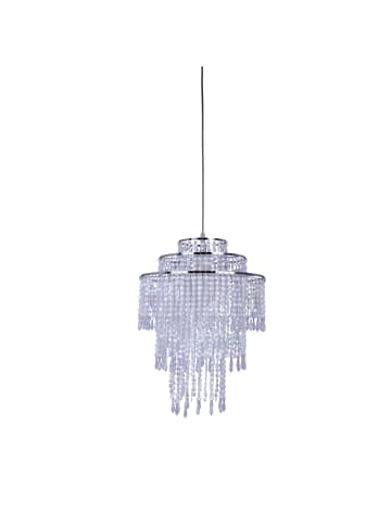 näve Pendelleuchte "Lina" in klar/transparent - (L)32 cm x (B)32 cm x (H)43 cm