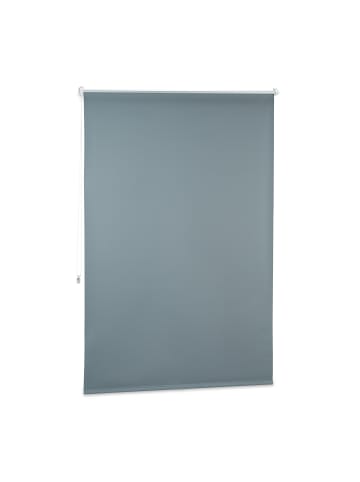 relaxdays Verdunkelungsrollo in Grau - (B)100 x (H)165cm