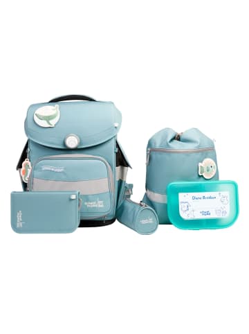 SCHOOL-MOOD Timeless Pro Schulranzen-Set 7-teilig in Ocean Collection 1