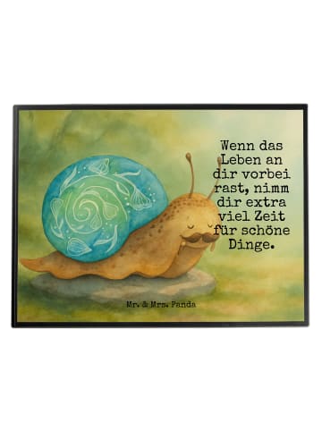 Mr. & Mrs. Panda schreibtischmatte Schnecke Sir Design mit Spruch in Weiß