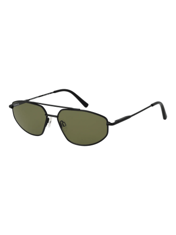 Serengeti Männer Sonnenbrille Flieger Schwarz