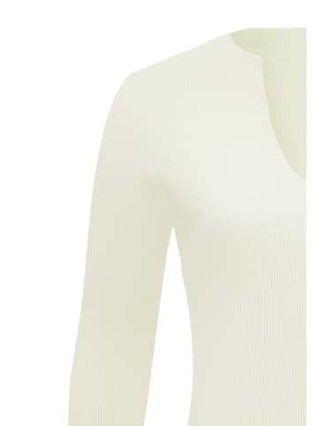 leo selection Damen Strickpullover in Wollweiss