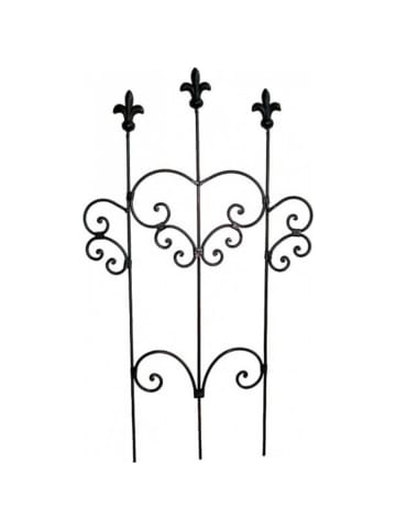 AltoBelli Rankgitter FIORITO Metall Antik Rost Braun Zaun 43x73 cm
