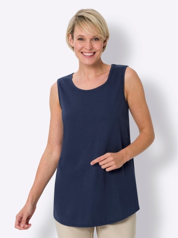 Sieh an! Longtop in grasgrün + marine