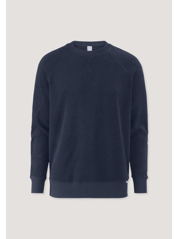 Hessnatur Hessnatur Frottee Loungeshirt Relaxed aus reiner Bio-Baumwolle in mitternachtsblau