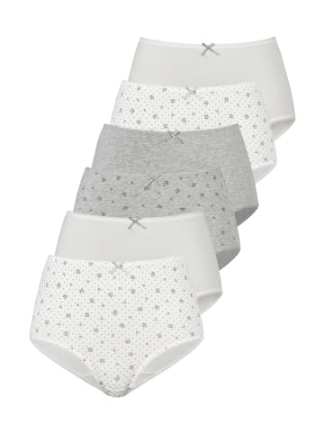 PETITE FLEUR Taillenslip in grau, creme