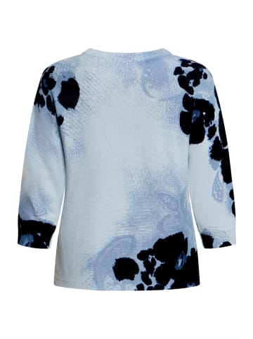Betty Barclay Strickpullover mit Fledermausärmeln in Light Blue/Blue