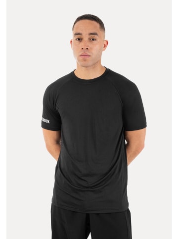 SMILODOX T-Shirt Basic Davren in Schwarz