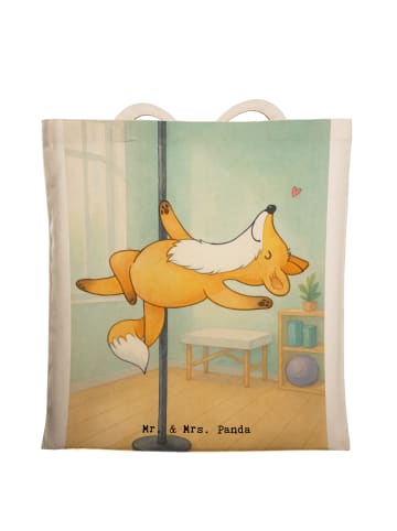 Mr. & Mrs. Panda Schultertasche Fuchs PoledanZeichen Design ohne Spruch in Weiß