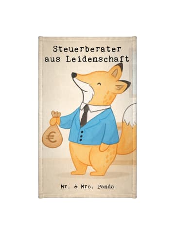 Mr. & Mrs. Panda Gästehandtuch Steuerberater Leidenschaft Design... in Weiß