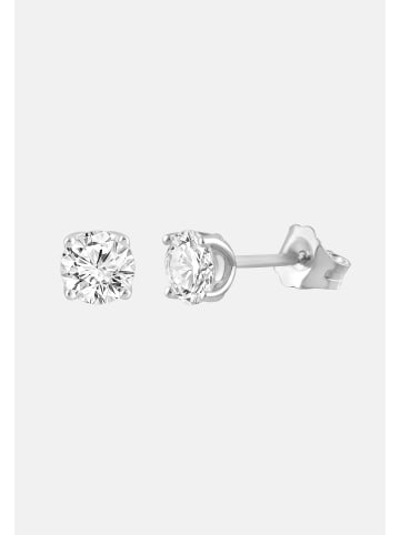 Ethische Diamanten Ohrringe aus 375 Weißgold mit Lab Grown Diamant