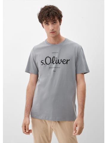 s.Oliver T-Shirt kurzarm in Grau