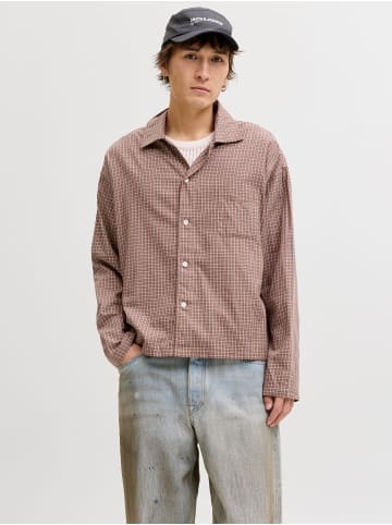 Jack & Jones Karohemd in Nutmeg