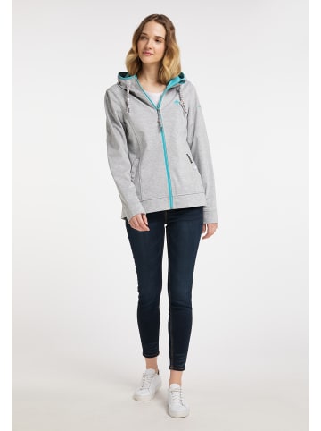 Schmuddelwedda Damen Funktionsjacke in Hellgrau Melange Icemint