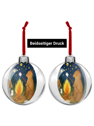 Mr. & Mrs. Panda weihnachtskugel transparent Bär & Marienkäfer L... in Weiß