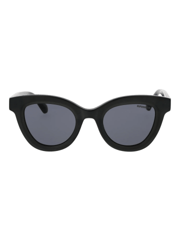 Superdry Frauen Sonnenbrille Katzenauge Schwarz