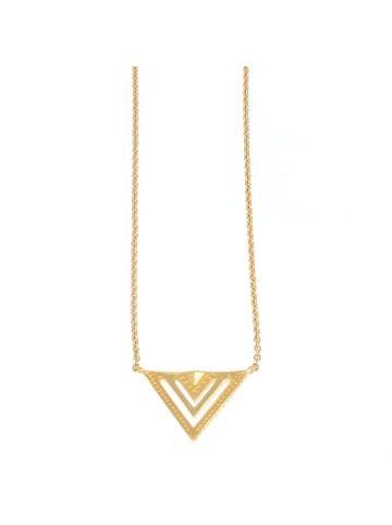 Thomas Sabo Collier "Afrika Dreieck vergoldet" in Gold