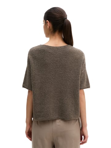 Marc O'Polo Kurzarm-Pullover oversize in Chalky Brown