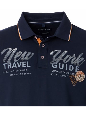 CASAMODA Poloshirt für Damen in blau