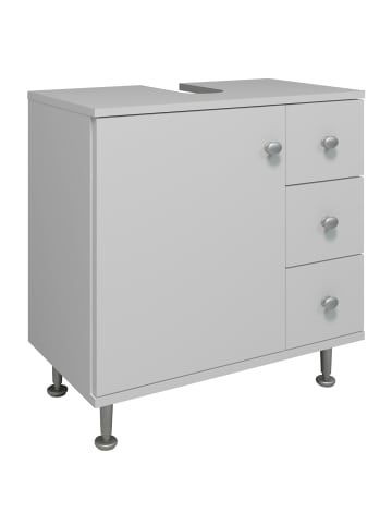 VCM  Holz Badmöbel Badunterschrank Schublade Nilosi M in Weiß