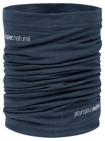 super.natural Merino Multifunktionstuch WANDERLUST NECKWARMER in Blau