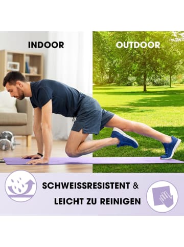 World Fitness Fitnessmatte Yamuna 183x61x1,5cm lila lila