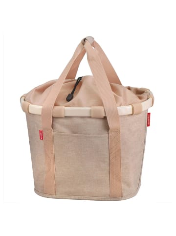 KLICKfix reisenthel Bikebasket 15 - Lenkerkorb 35 cm (twist sage) in twist coffee