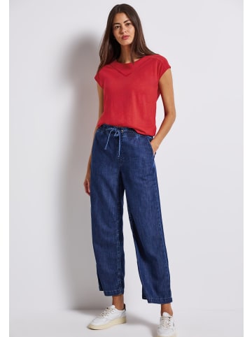 Street One 'Shirt mit Dekotape' Rot